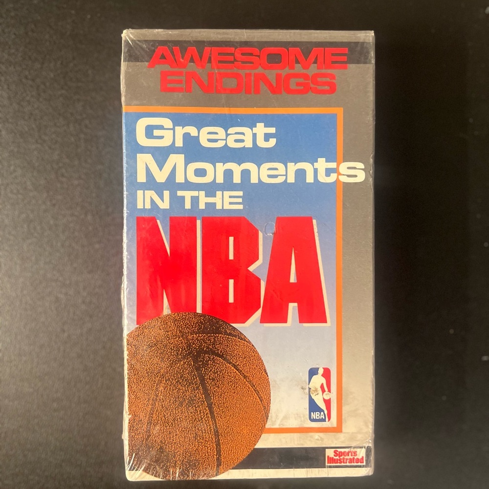 Awesome Endings GREAT MOMENTS NBA VHS 1989 Magic Bird West Havlicek New Sealed